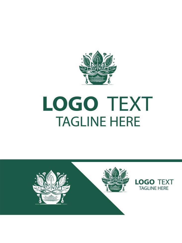 Bright Pongal logo vector