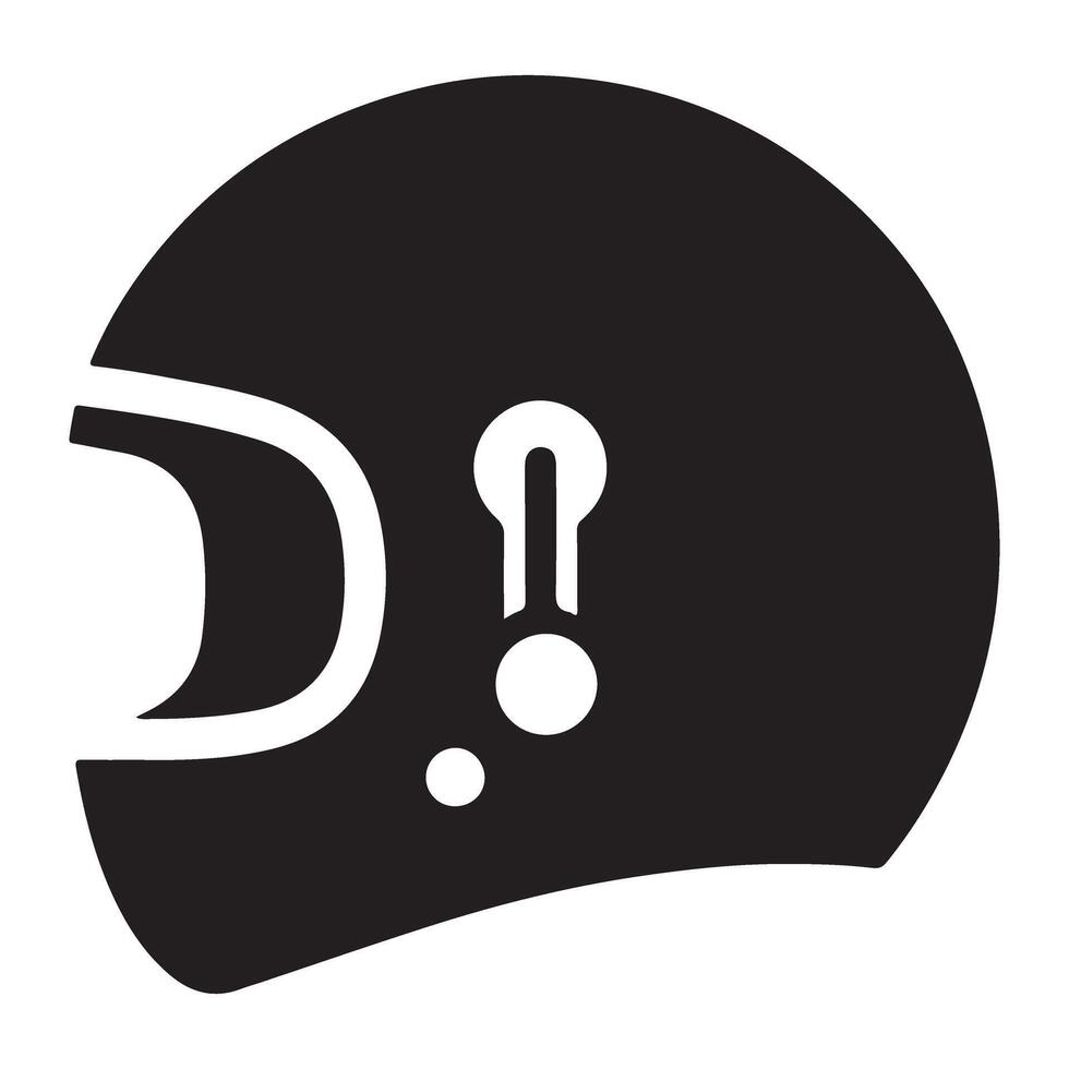 Racing Helmet Illustration for Motorsports and Safety vector