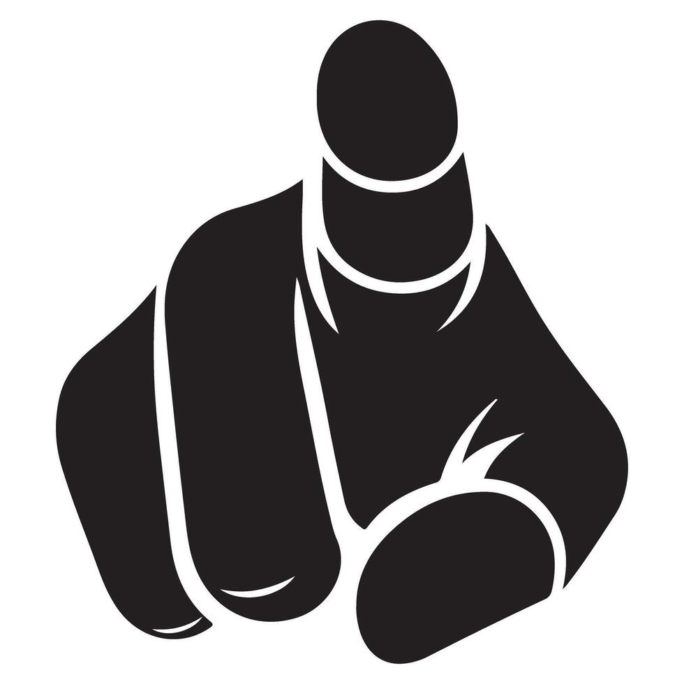 Pointing finger illustration gesture hand design graphic vector