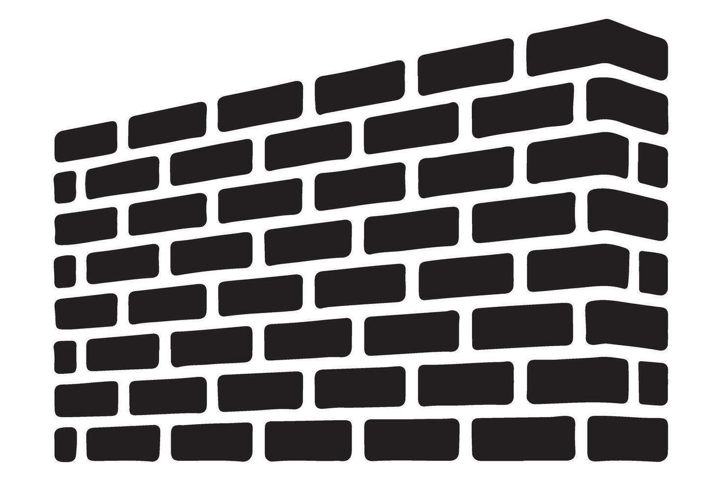 Brick Wall Graphic for Backgrounds and Texture Designs vector