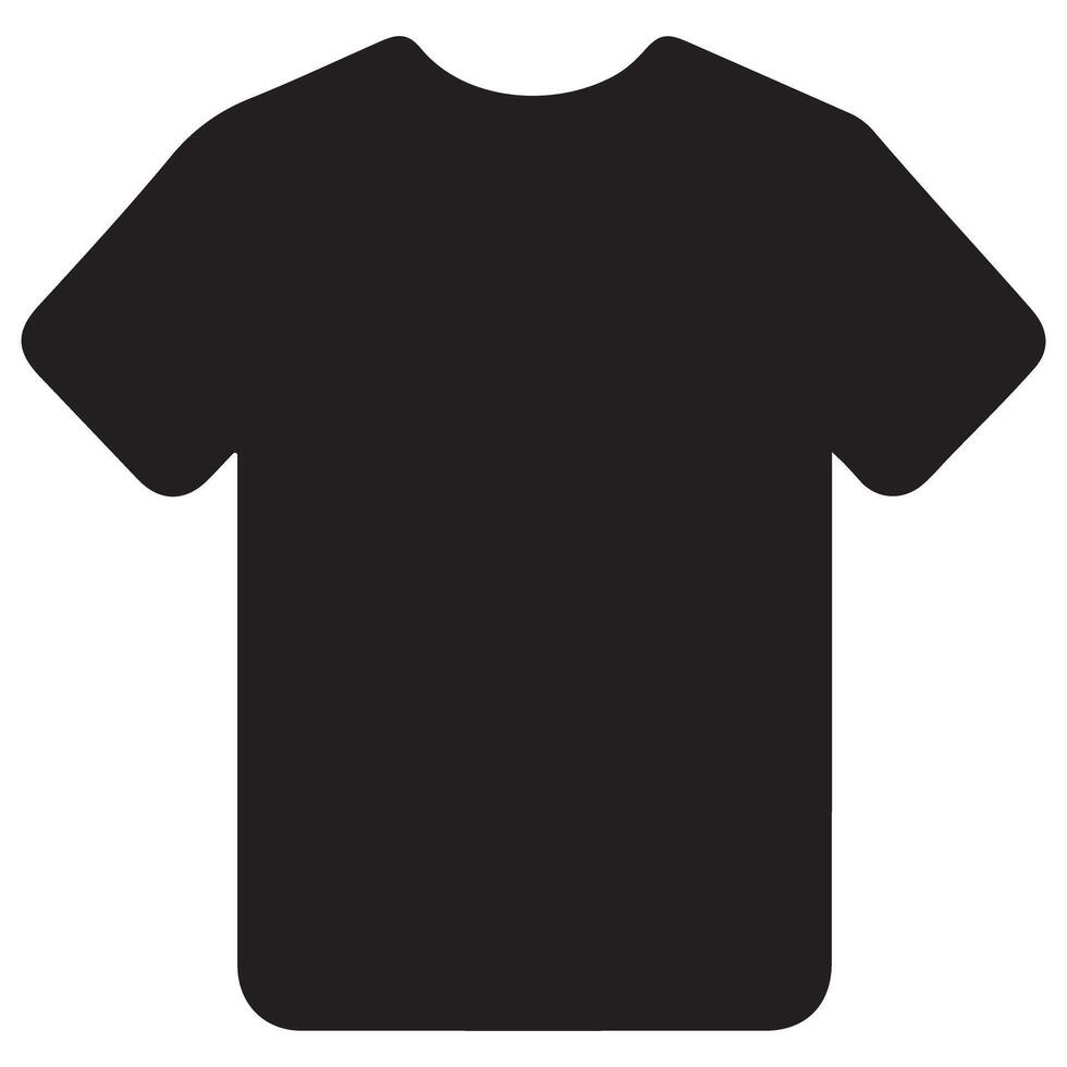Basic Black T-Shirt Graphic Template for Stylish Mockups vector