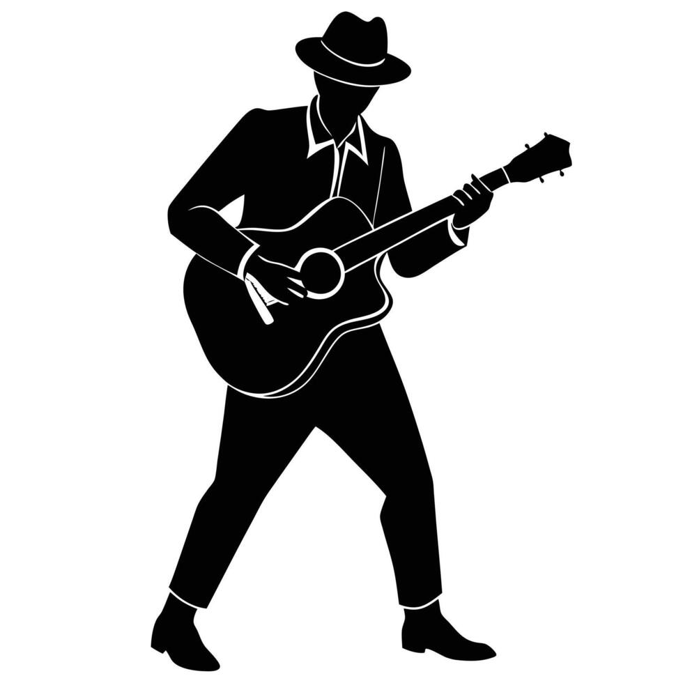 Musical Star Shining with a Mic in Hand vector