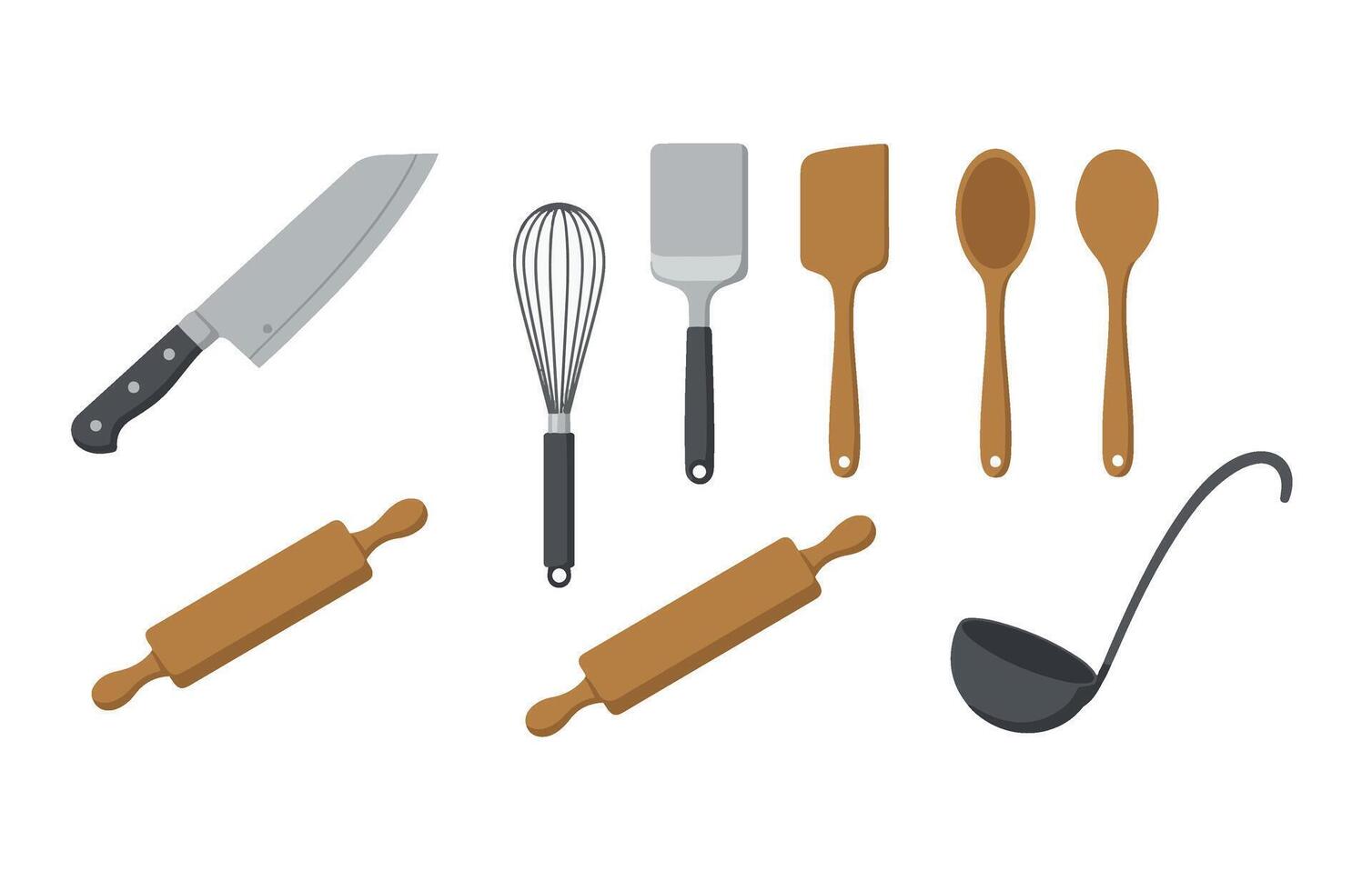 Culinary Kitchen Cooking Food Icons Set Pack vector