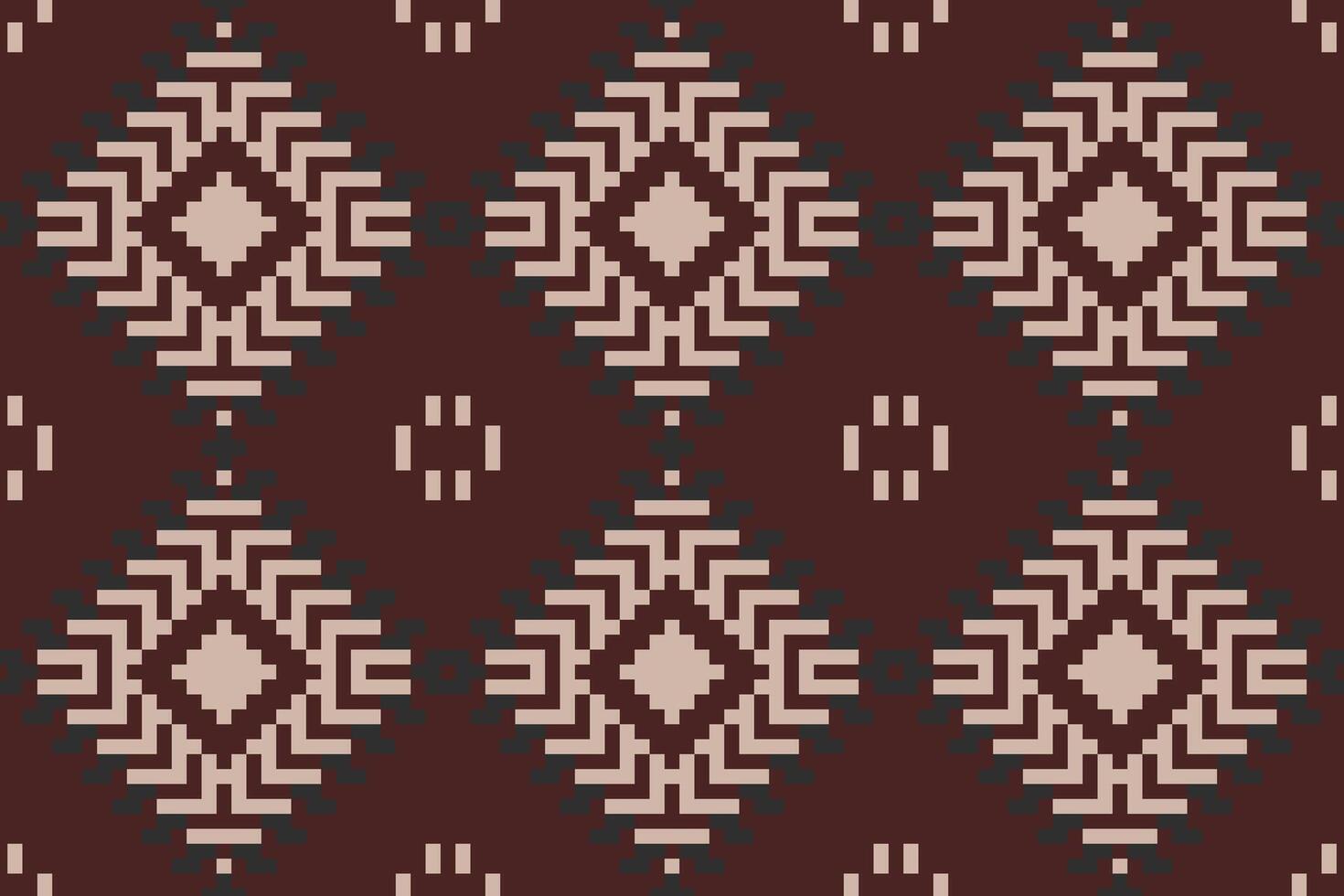 Vintage Modern Abstract Geometric Patternfolk Embroidery, Aztec Geometric Ornament Print. Design for Carpet, Wallpaper, Clothing, Wrapping, Fabric vector