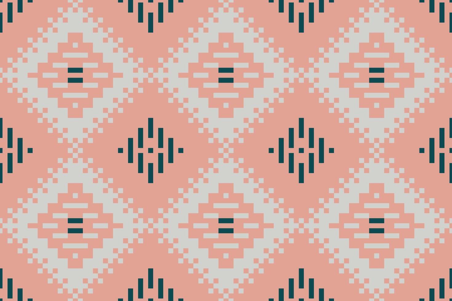 Textile Background Ikat Kurti Patternfolk Embroidery, Aztec Geometric Ornament Print. Design for Carpet, Wallpaper, Clothing, Wrapping, Fabric vector