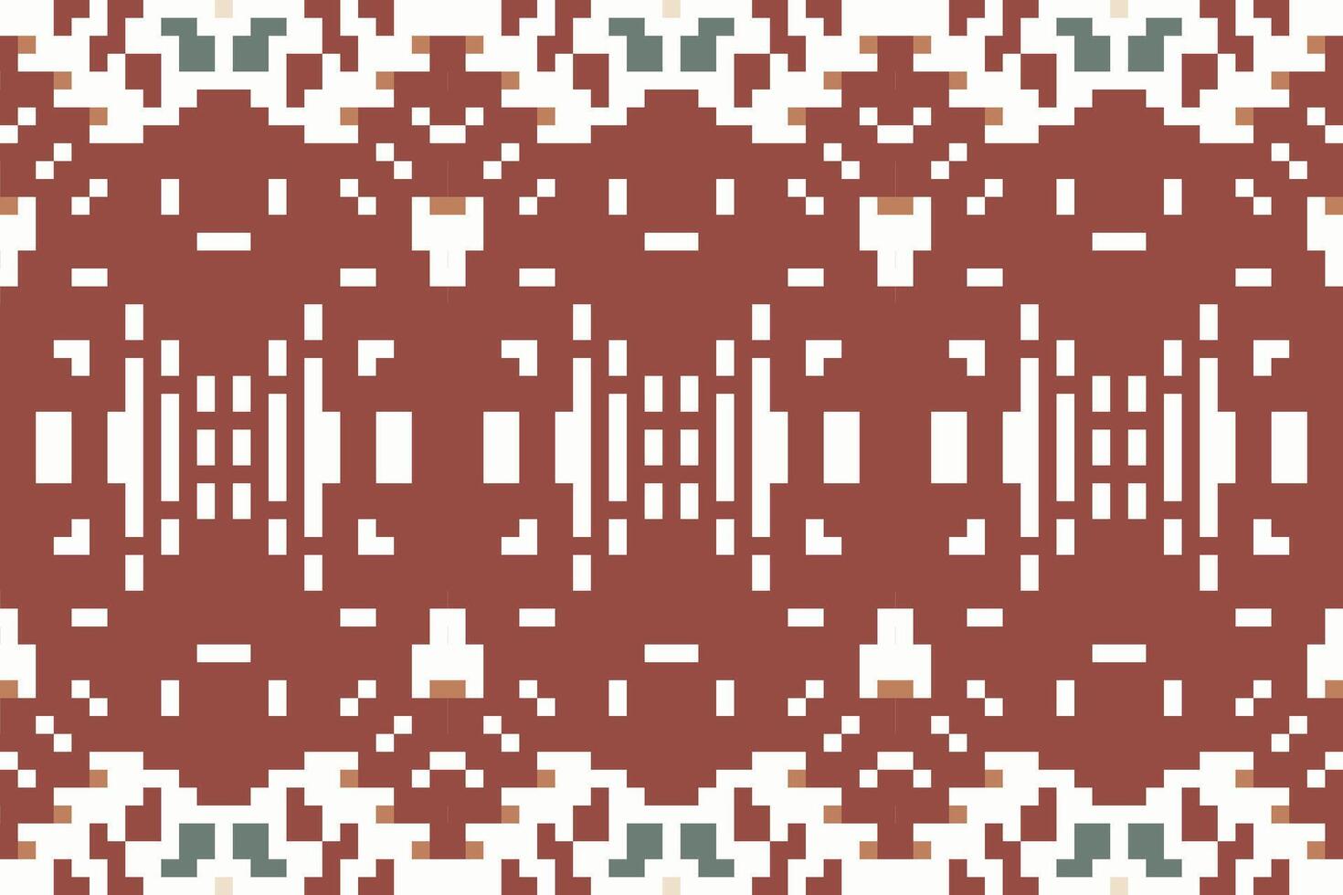 Folklore Ikat Blouse Patternfolk Embroidery, Aztec Geometric Ornament Print. Design for Carpet, Wallpaper, Clothing, Wrapping, Fabric vector