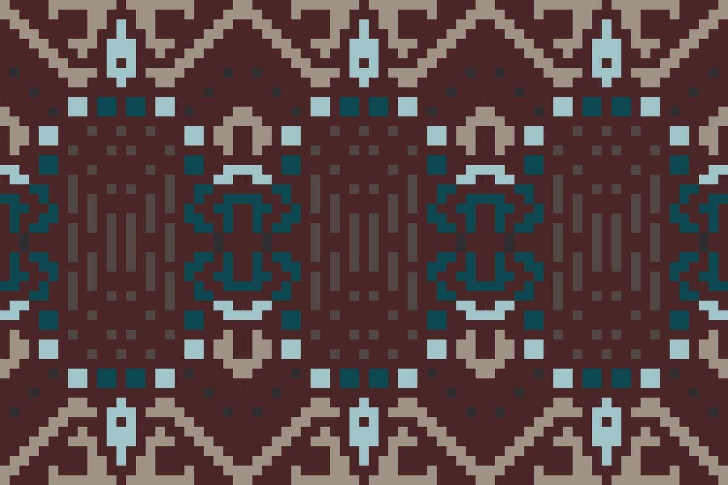 Navajo Geometrical Pattern Designfolk Embroidery, Aztec Geometric Ornament Print. Design for Carpet, Wallpaper, Clothing, Wrapping, Fabric vector