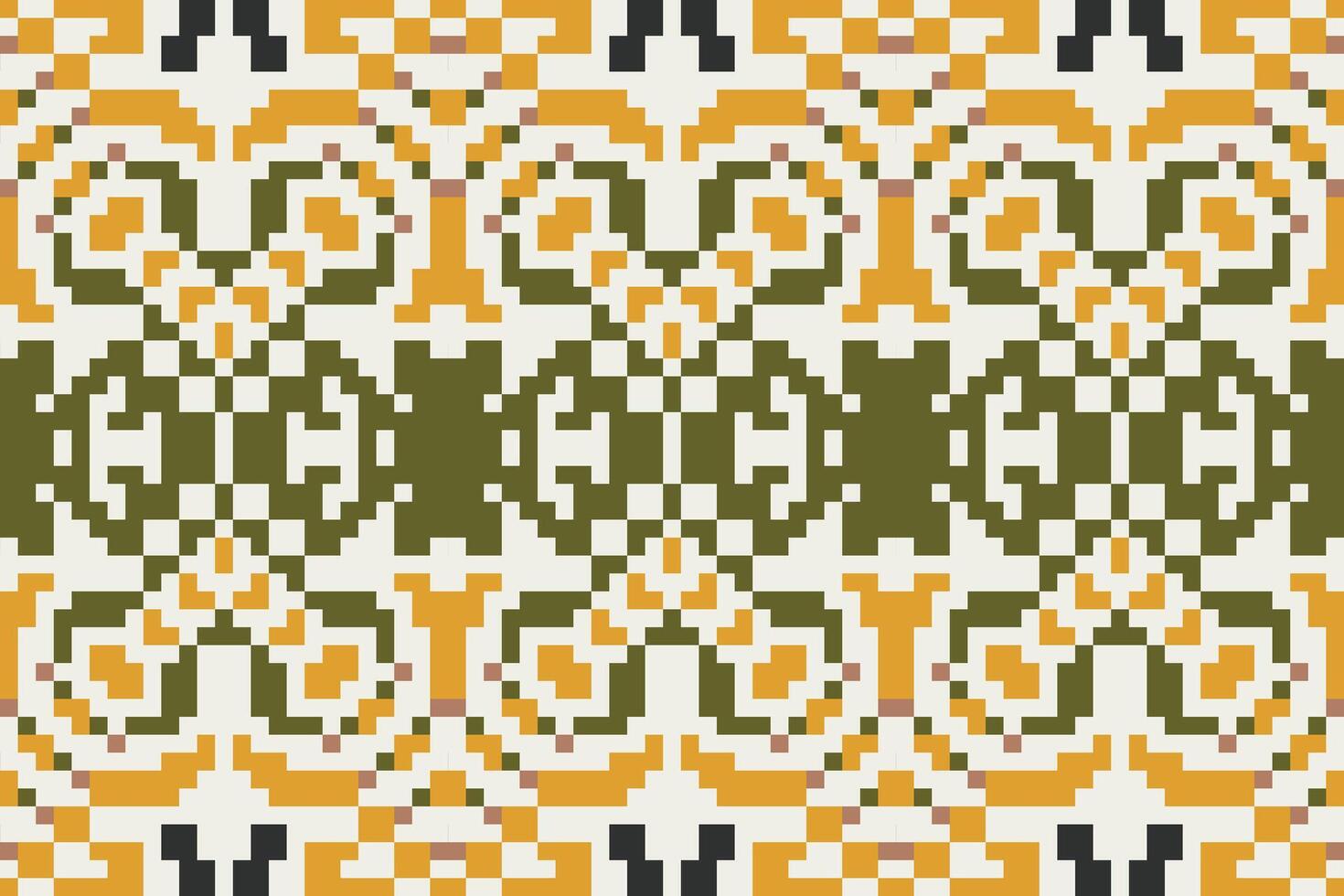 Native Patterns Geometric Islamic Patternfolk Embroidery, Aztec Geometric Ornament Print. Design for Carpet, Wallpaper, Clothing, Wrapping, Fabric vector