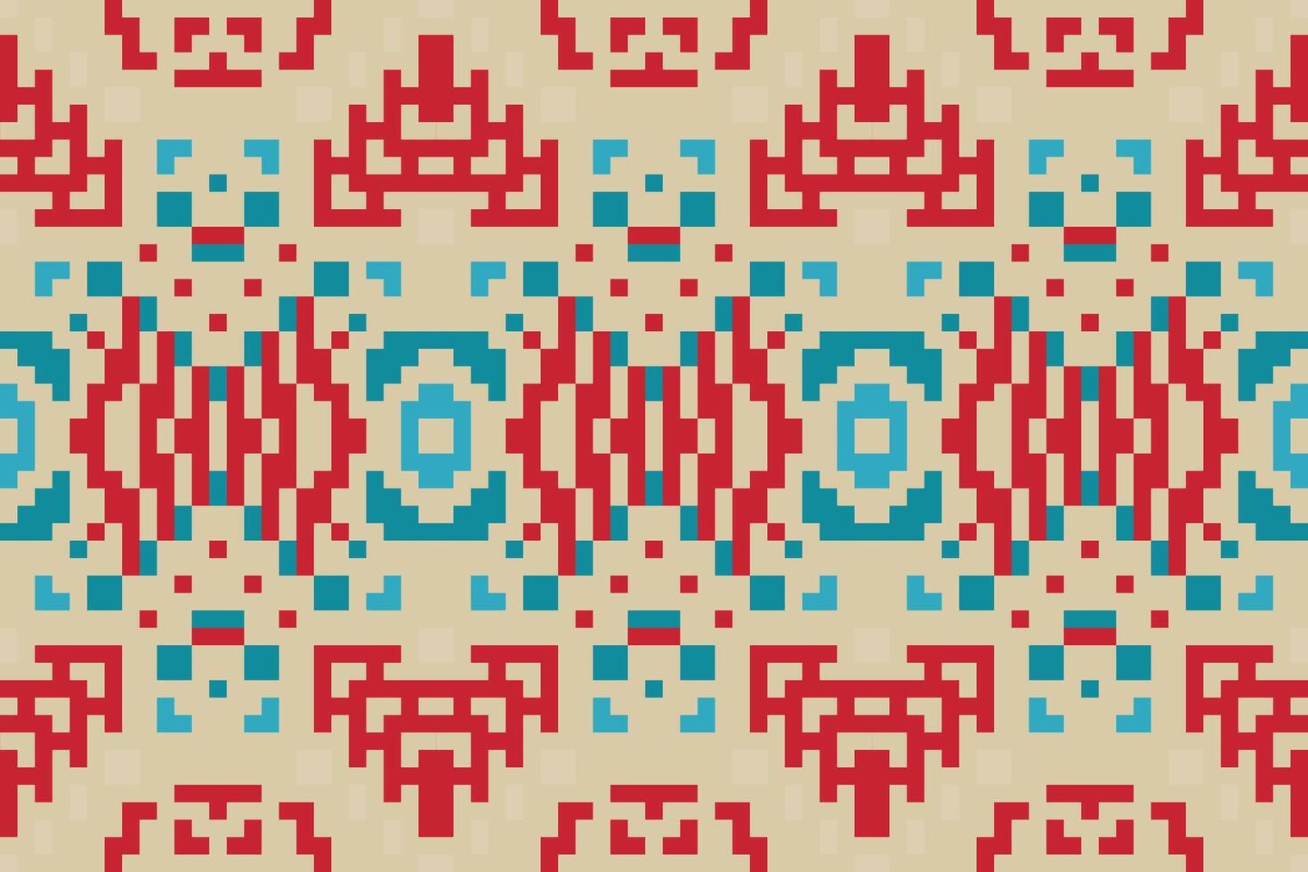 Fabric Pattern Traditional Pattern Designfolk Embroidery, Aztec Geometric Ornament Print. Design for Carpet, Wallpaper, Clothing, Wrapping, Fabric vector