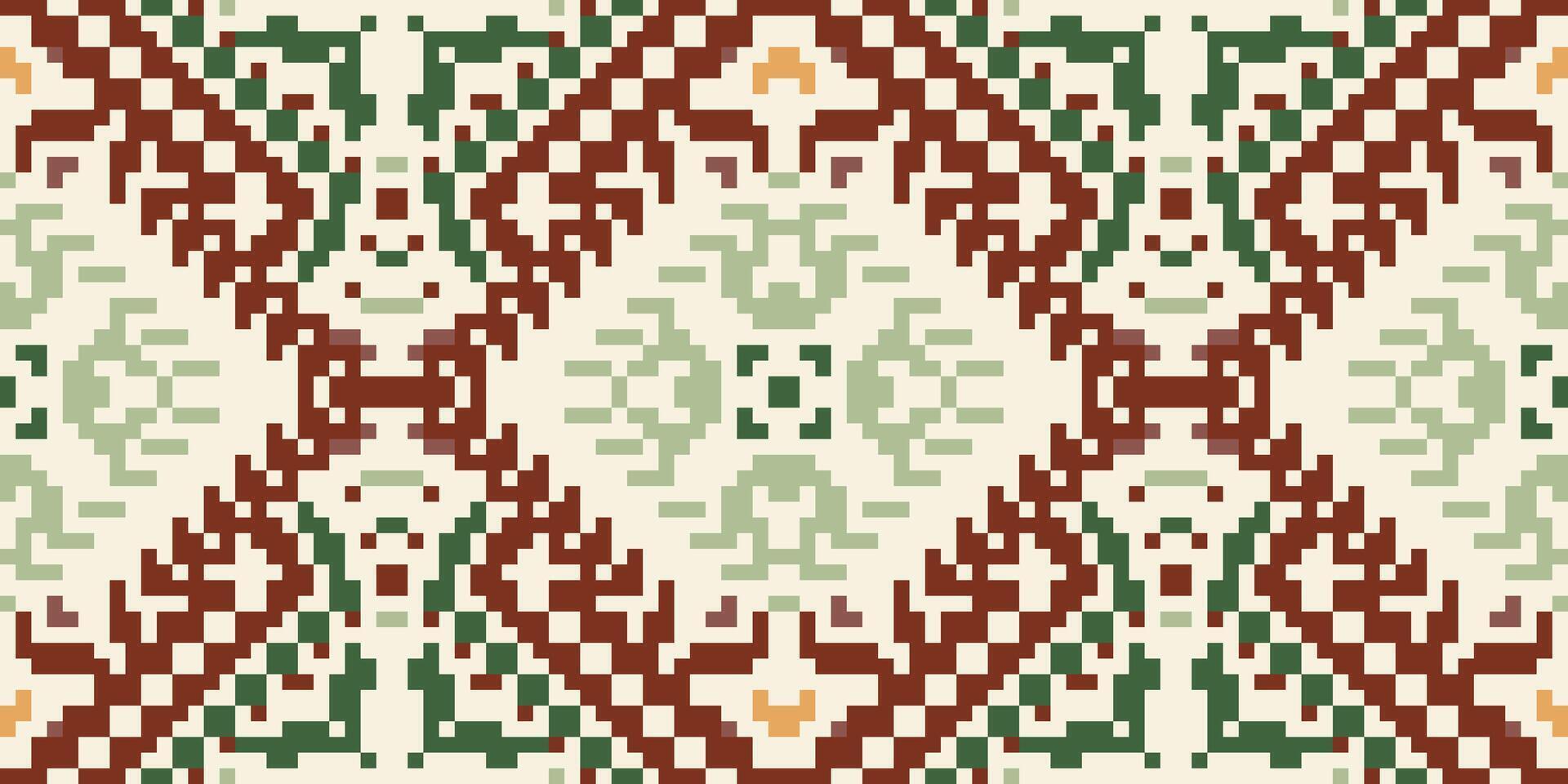 Ethnic Decoration Ethnic Seamless Patternfolk Embroidery, Aztec Geometric Ornament Print. Design for Carpet, Wallpaper, Clothing, Wrapping, Fabric vector