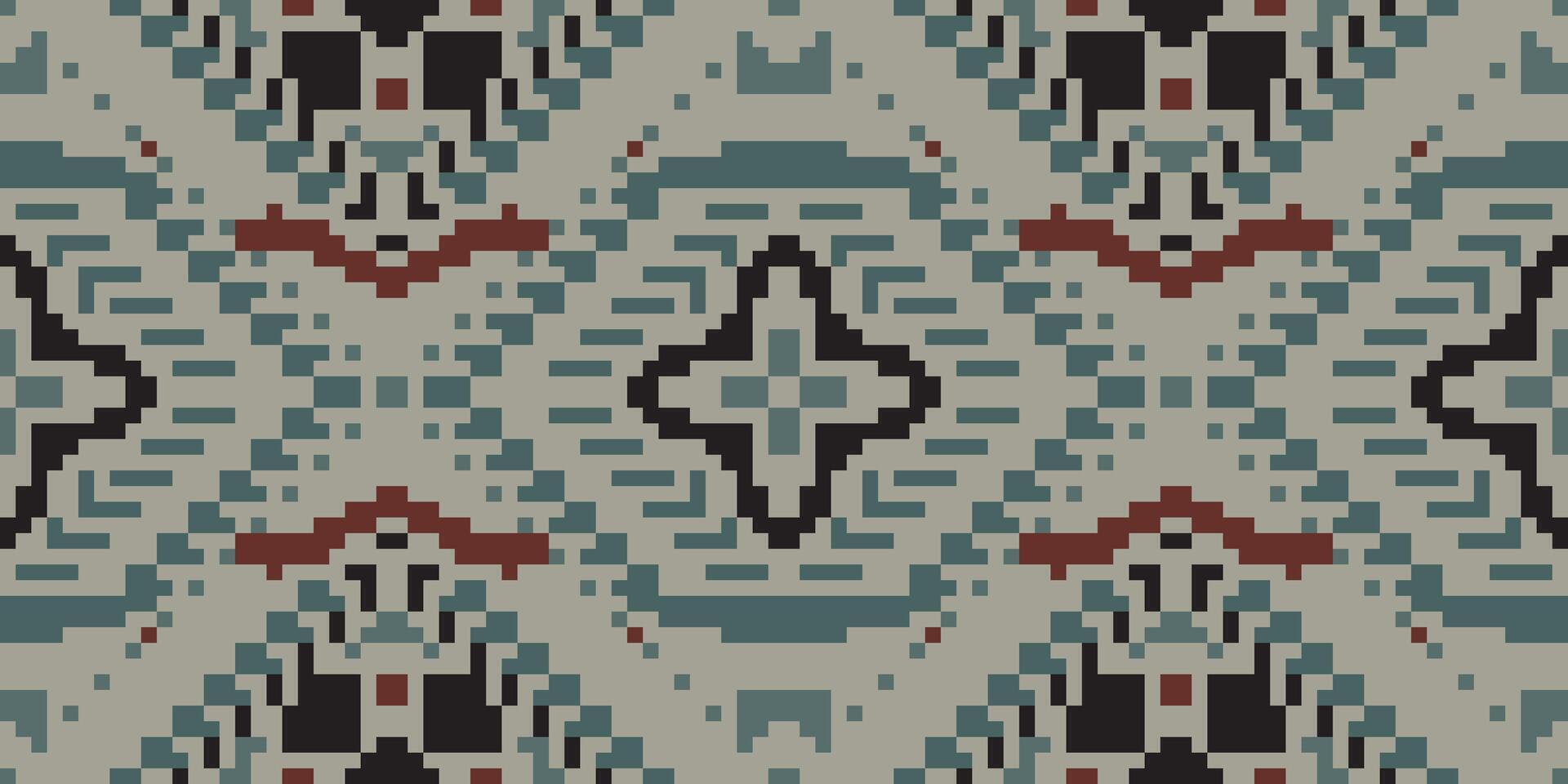 Zigzag Geometrical Pattern Designfolk Embroidery, Aztec Geometric Ornament Print. Design for Carpet, Wallpaper, Clothing, Wrapping, Fabric vector
