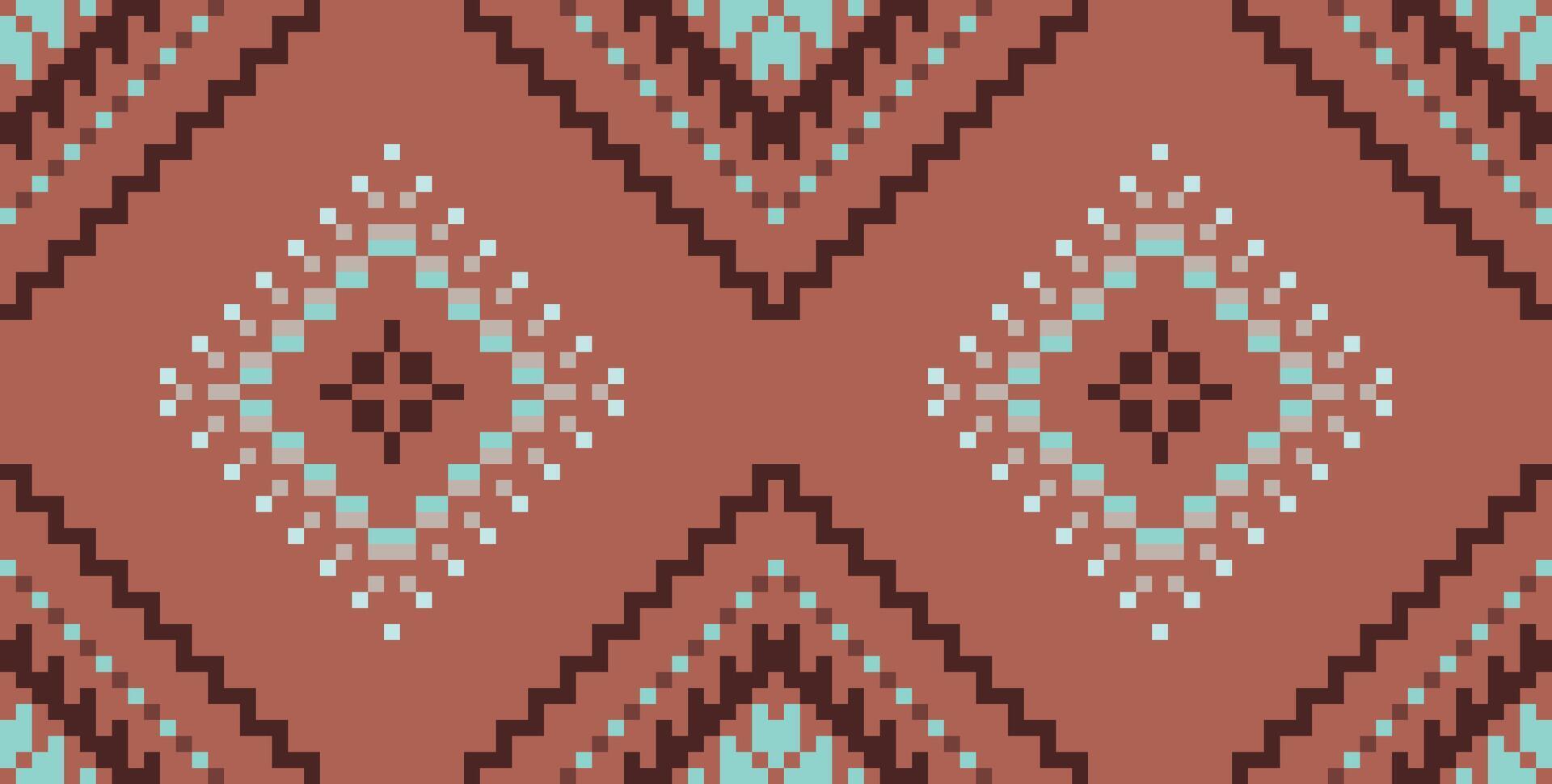 Sarong Ndebele Traditional Pattern Drawingfolk Embroidery, Aztec Geometric Ornament Print. Design for Carpet, Wallpaper, Clothing, Wrapping, Fabric vector