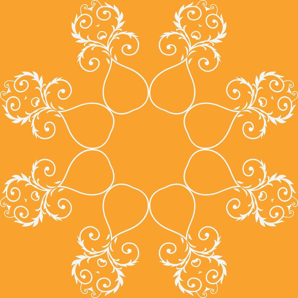 Damask Fabric Turkish Arabic Pattern Imagesfolk Embroidery, Aztec Ornament Print. Design for Carpet, Wallpaper, Clothing, Wrapping, Fabric vector