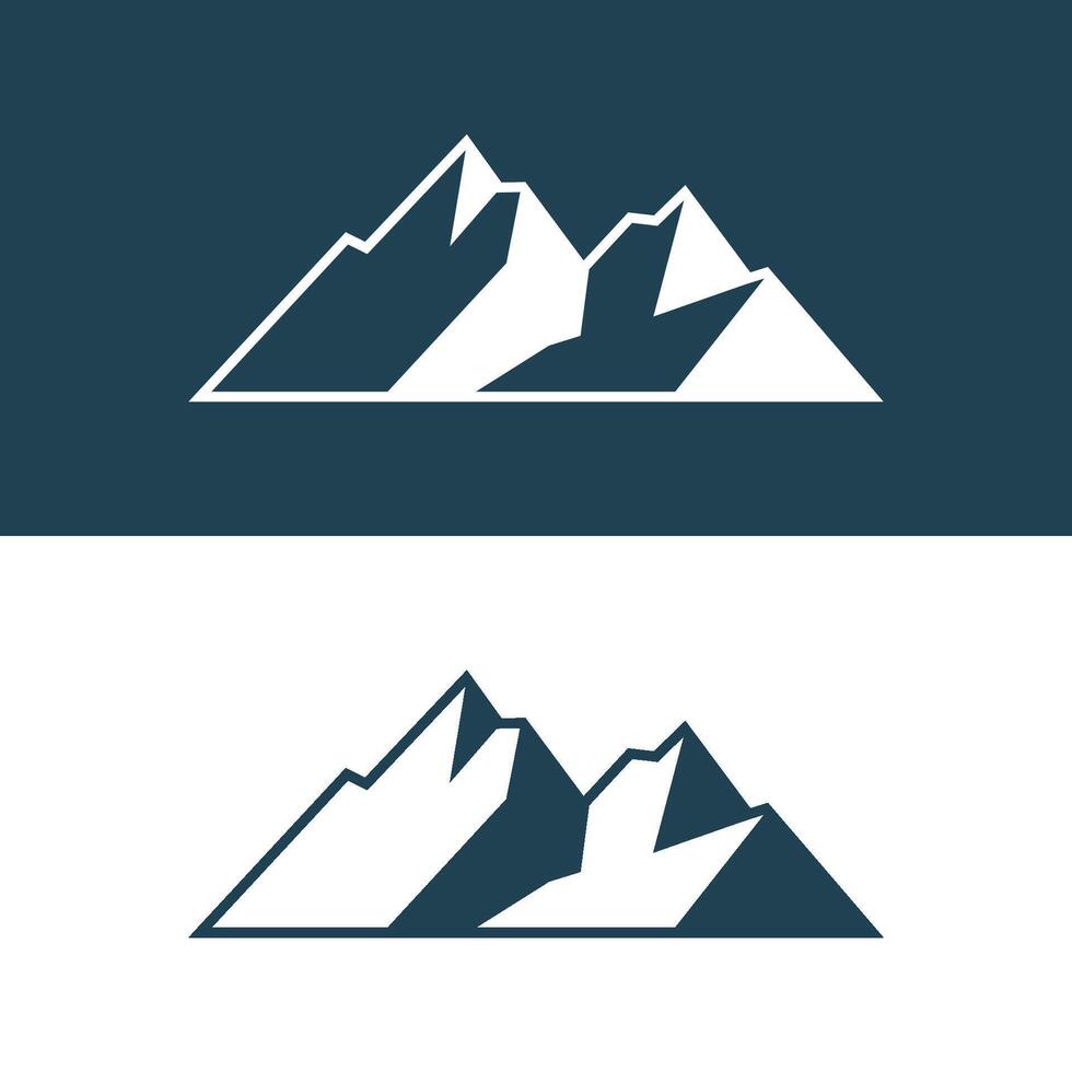 Set Mountain Illustration Design. EPS 10. vector