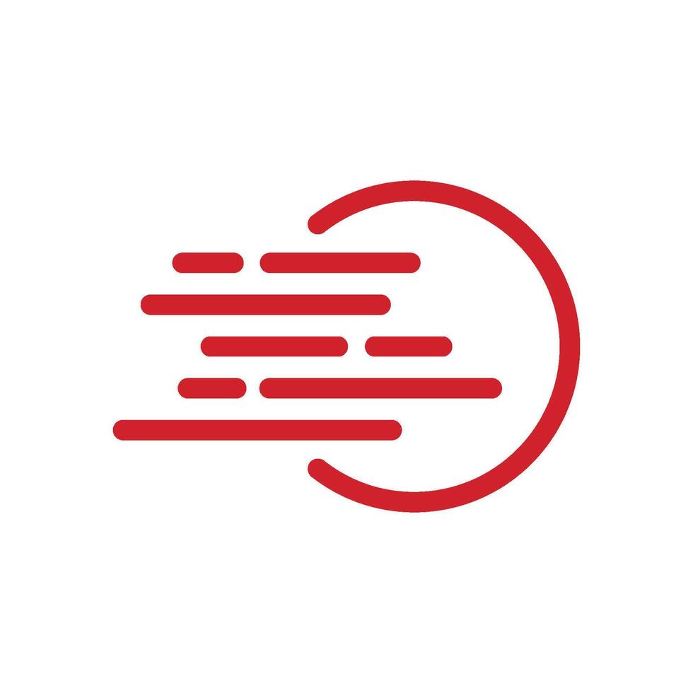 Circle Speed Logo Template Illustration Design. EPS 10. vector