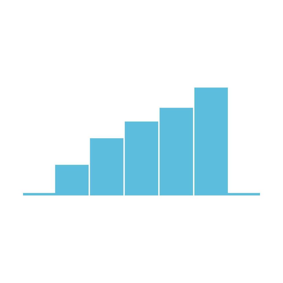 Blue Stock Exchange Finance Logo Template Illustration Design. EPS 10. vector