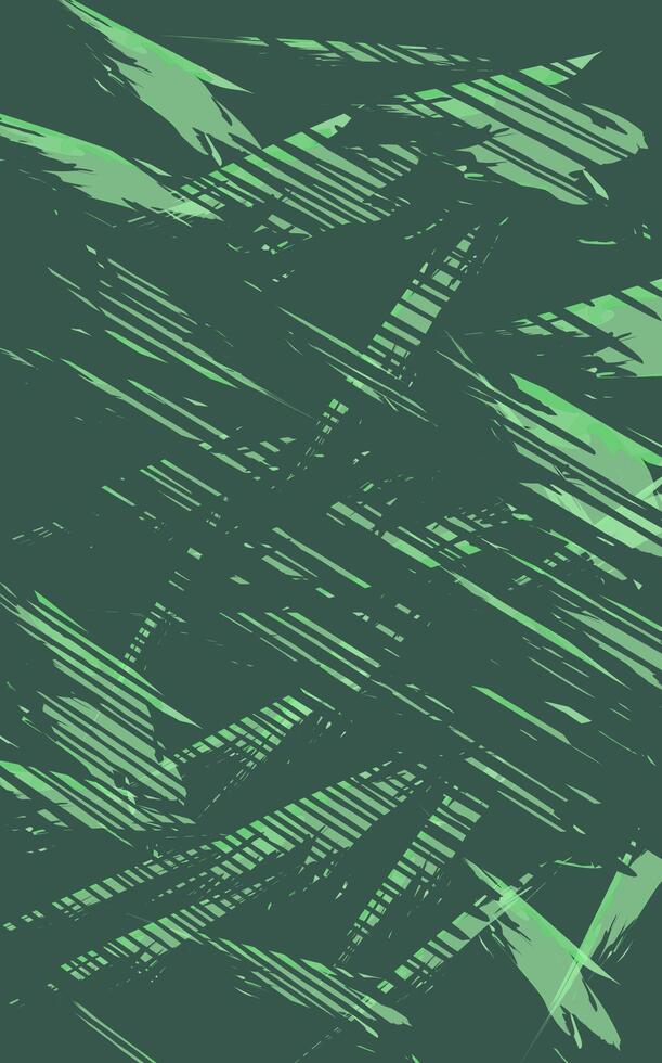 A green background with a bunch of lines vector