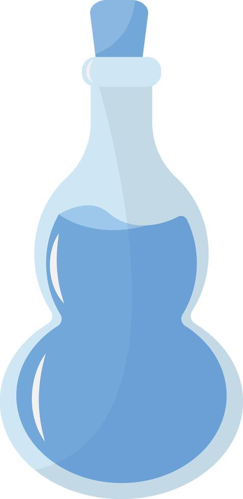 Magic Potion Bottle Illustration with Cartoon Style vector