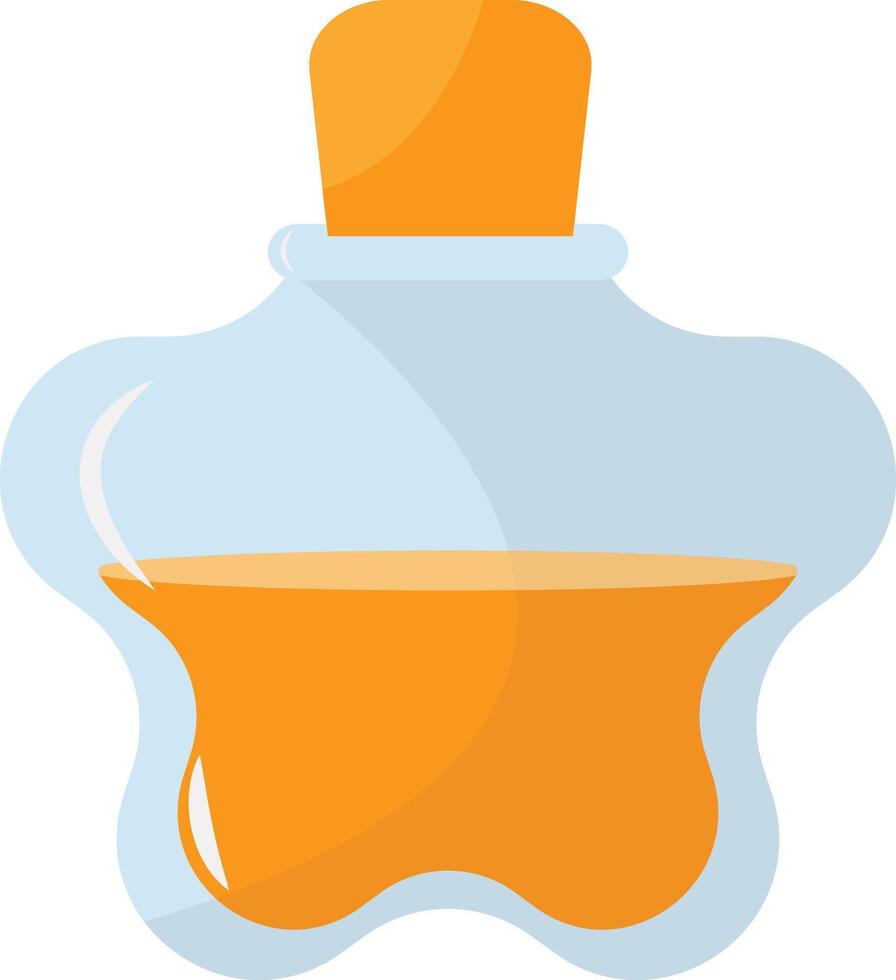 Magic Potion Bottle Illustration in Cartoon Design Style vector