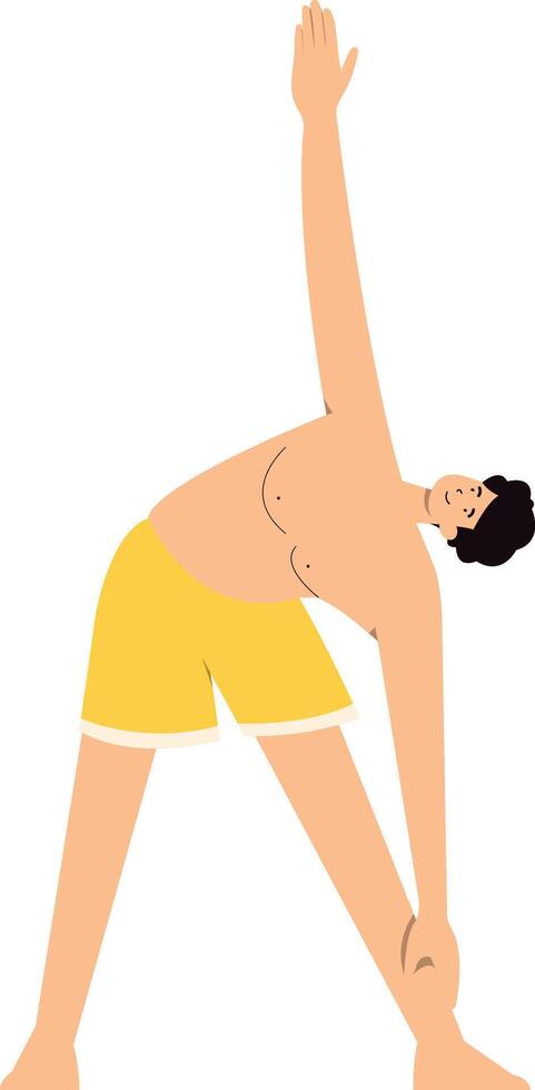 Illustration of People Activities on the Beach with Cartoon Shape. vector