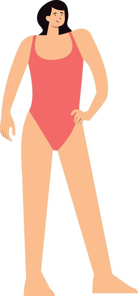 Illustration of People Activities on the Beach with Cartoon Design vector