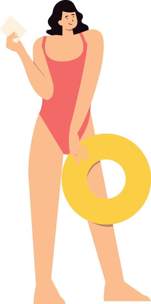 People Activities on the Beach. vector