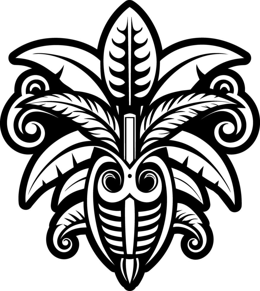 Glyph style icon depicting a plantain tree vector