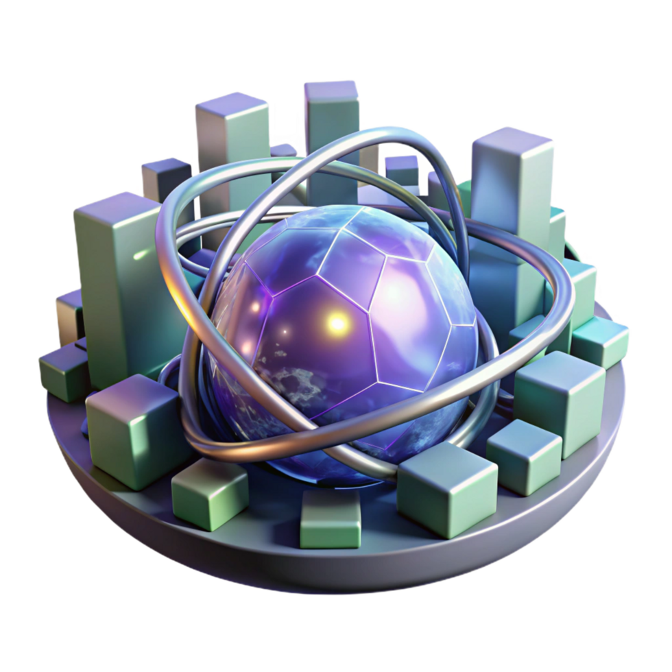 global red conectividad datos visualización de interconectado sistemas png