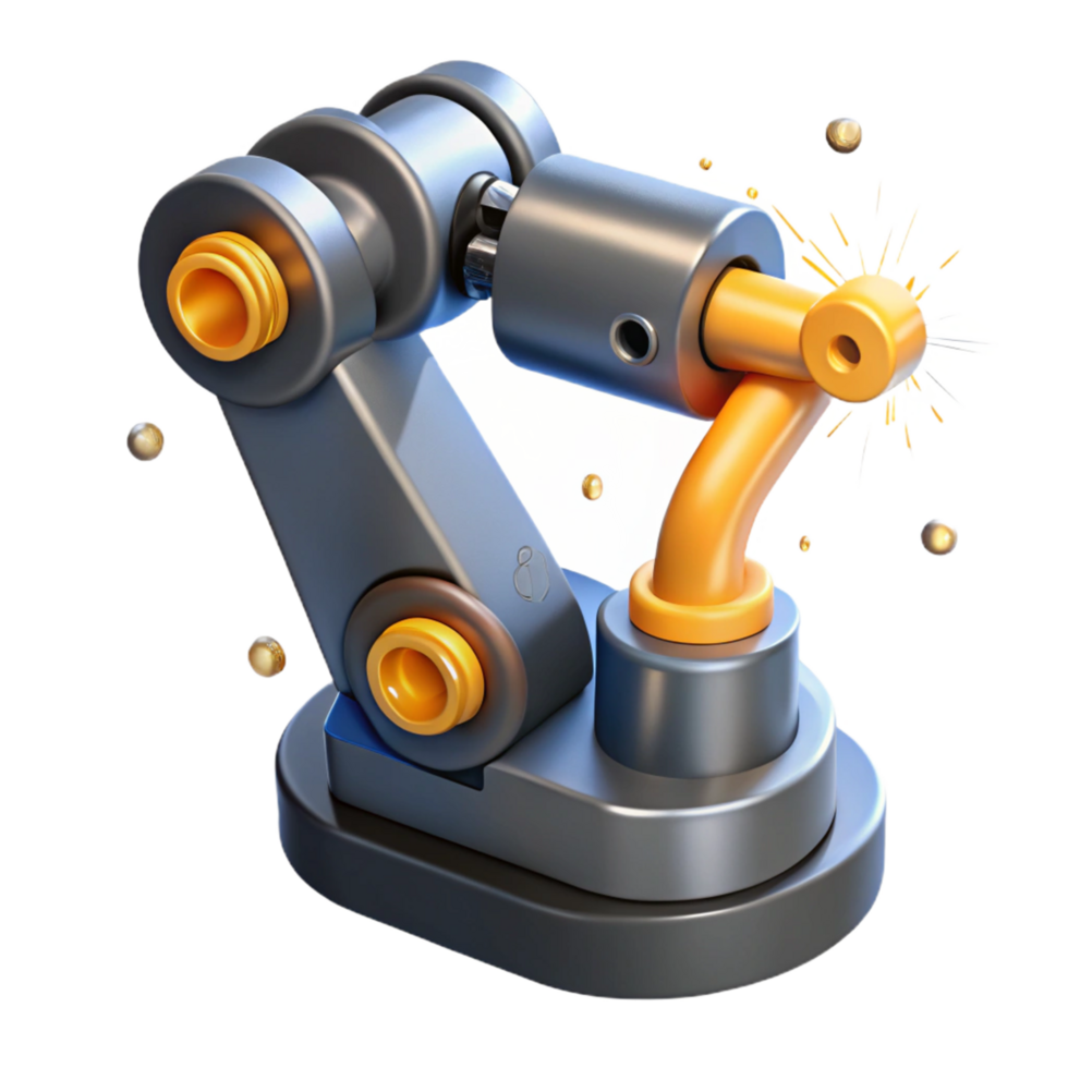 Robotic Arm Precision Engineering, Automation, and Industrial Applications png