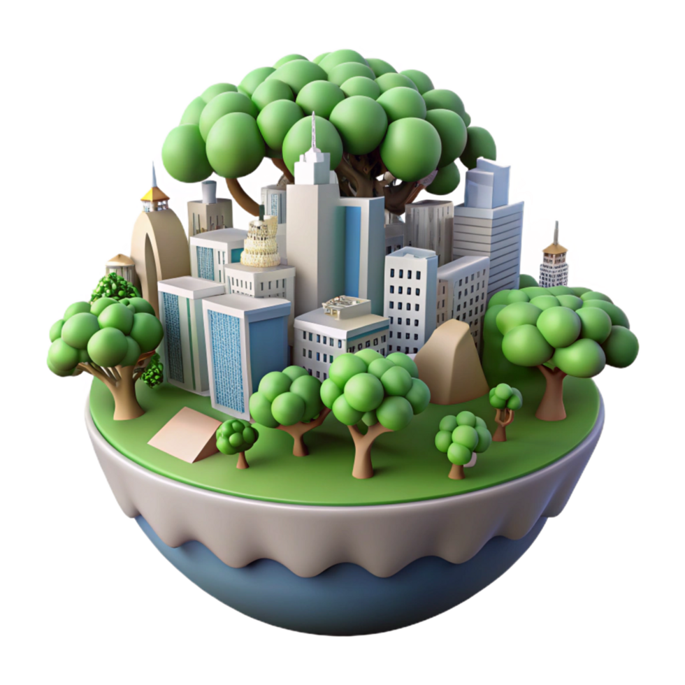 Urban Green Spaces A Sustainable City Model png