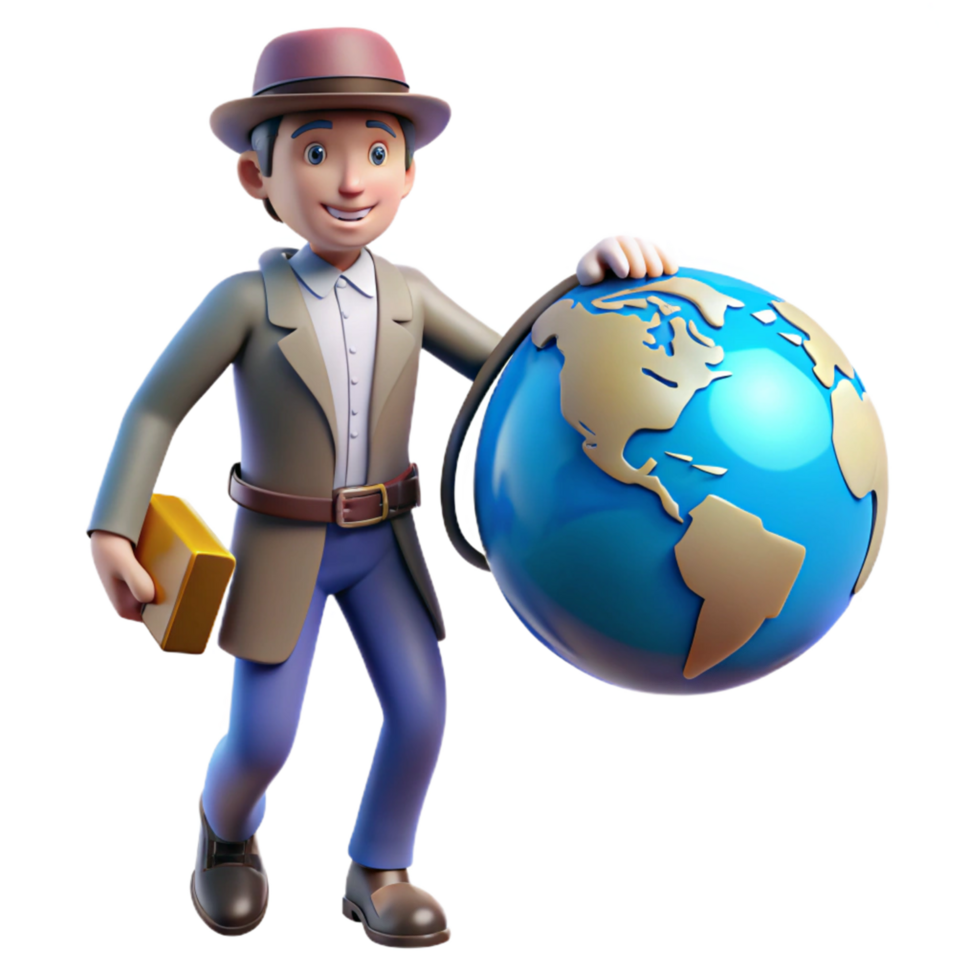 Global Exploration A 3D Animated Adventure png