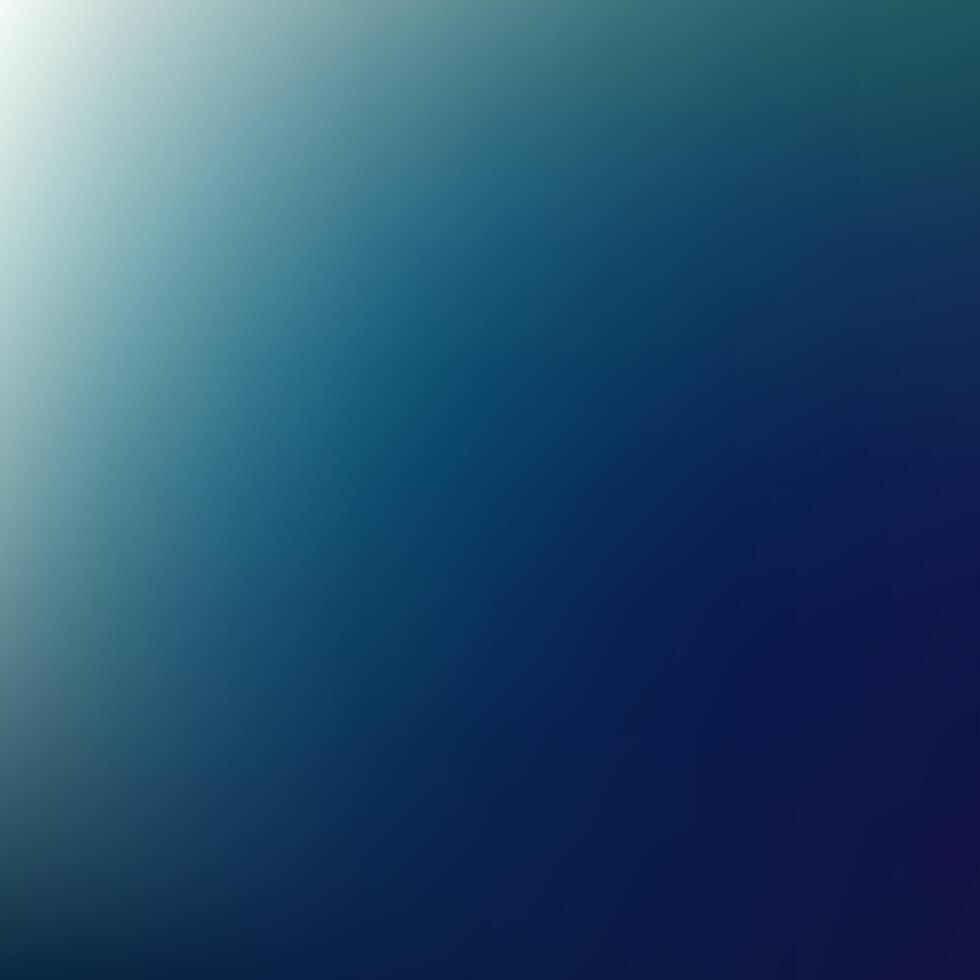 blue and green blurred background with a white object vector