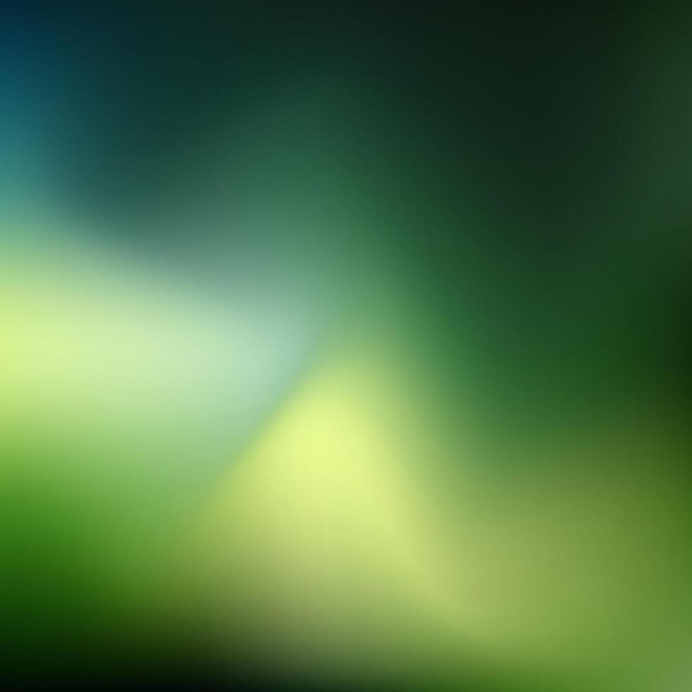 a green and blue blurred background with a blurry image vector