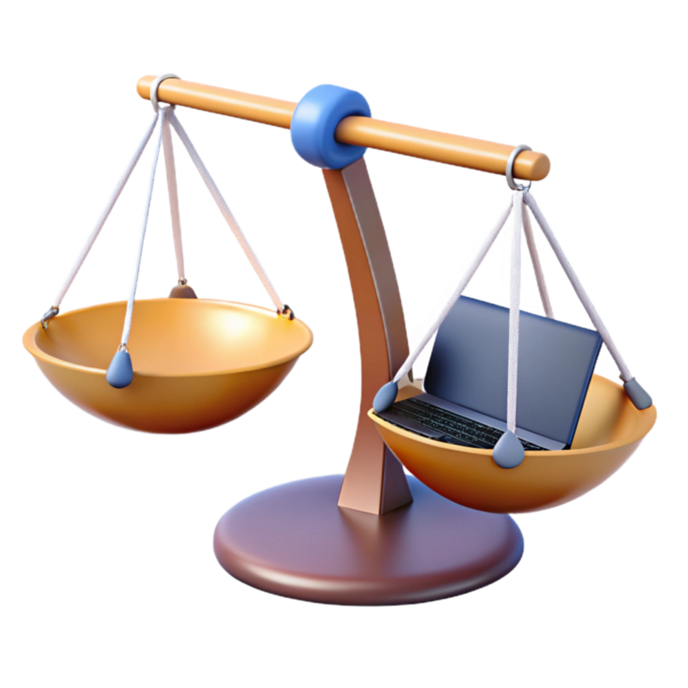 Balancing Digital and Traditional A Weighing of Values png
