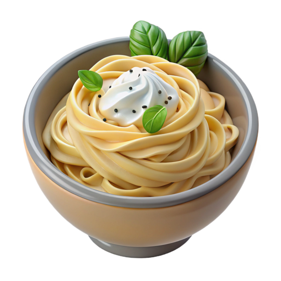 Creamy Pasta with Basil A Simple Recipe png