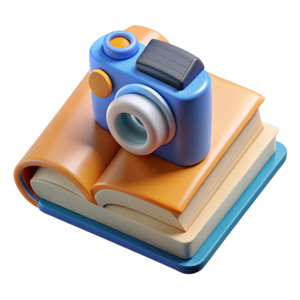 Camera Books Visual Storytelling Literacy png