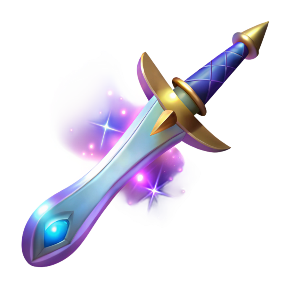 Celestial Dagger Fantasy Game Weapon Art png