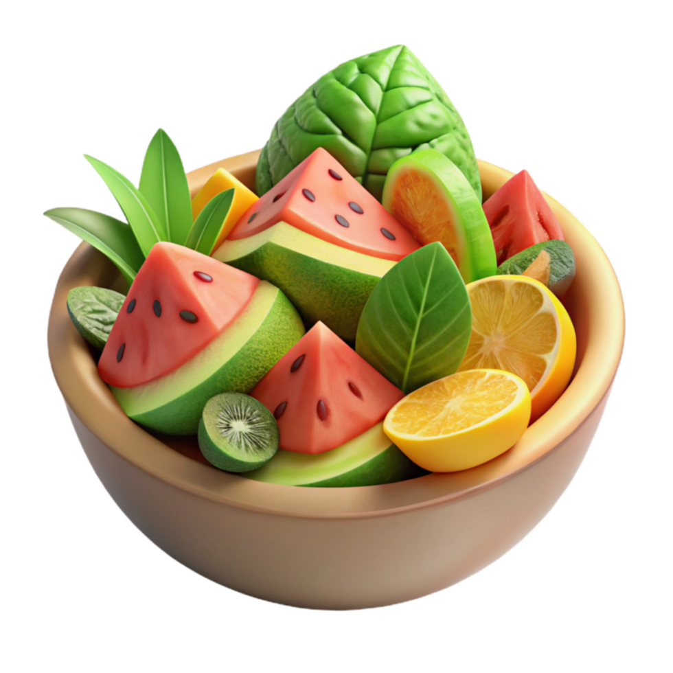Refreshing Summer Fruit Salad Watermelon, Citrus Kiwi png
