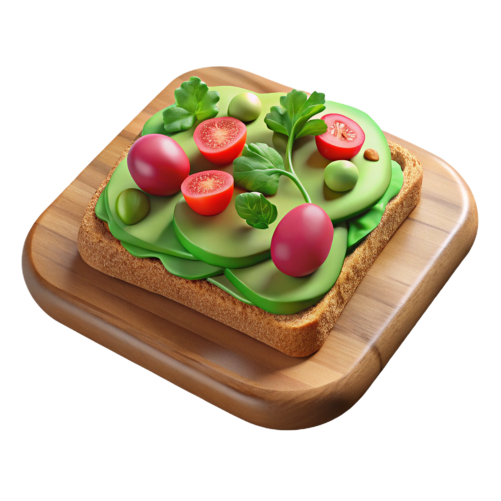 Avocado Toast Recipe Healthy Delicious Breakfast png