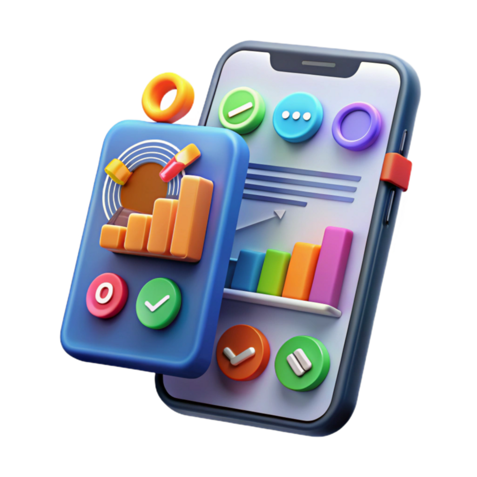 Mobile App Data Analysis Visualization png