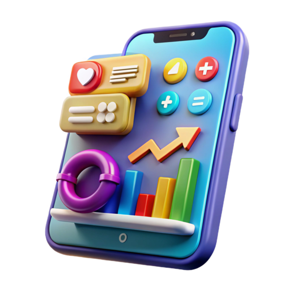 Mobile App UI Design Data Visualization User Interface png