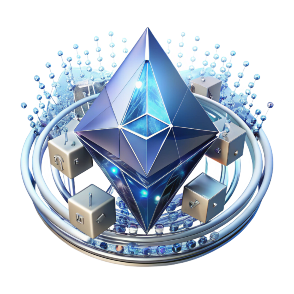 Decentralized Network Cryptographic Security Blockchain Technology png