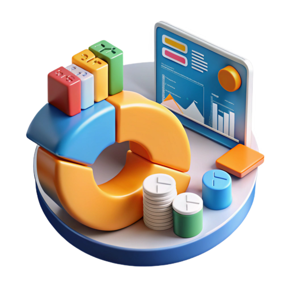 Data Visualization Charts, Graphs, and Financial Analysis png