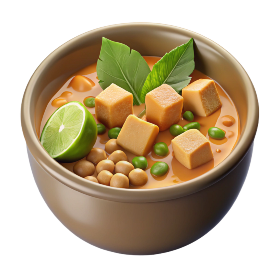 Creamy Tofu Soup with Peas and Soybeans png