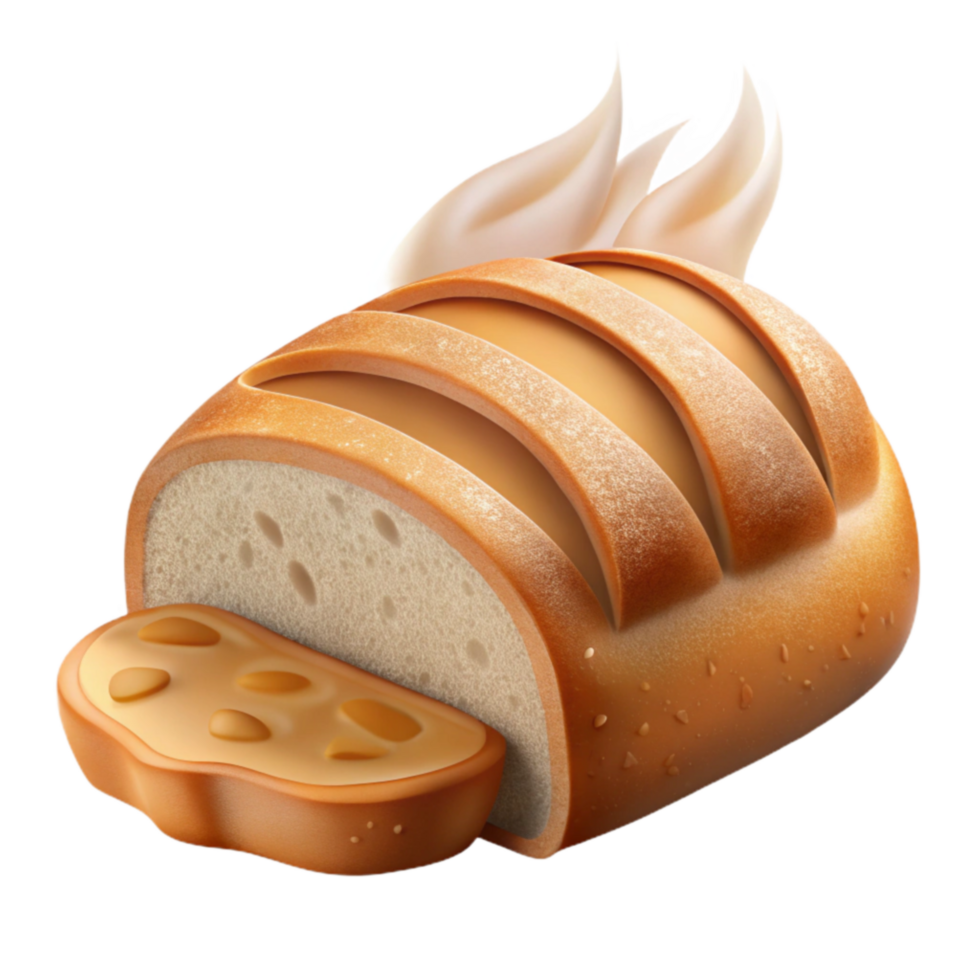 Creamy Nut Loaf Sweet Bread with Nut Filling png