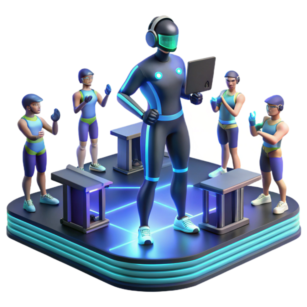 Future Fitness Virtual Training with AI Coach png