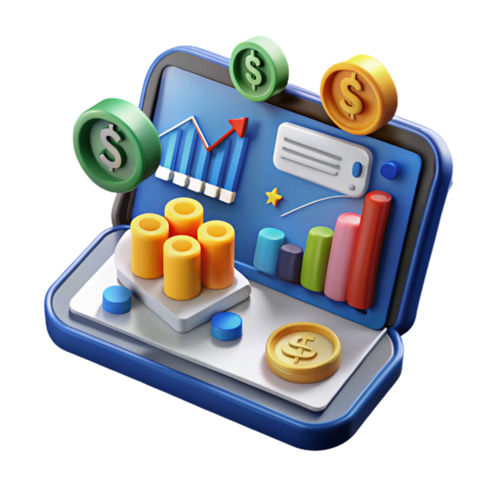 Financial Growth Data Analysis Investment Strategy png