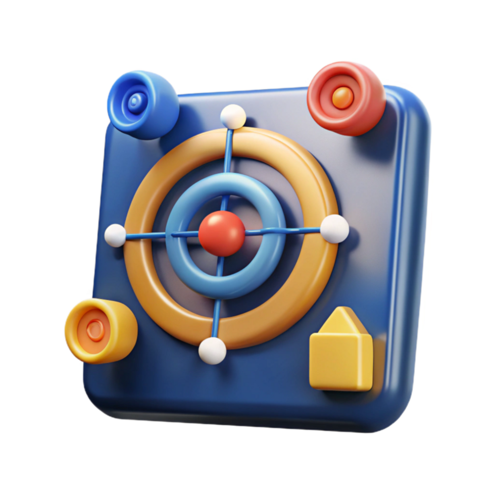 Target Achievement App Icon Design png