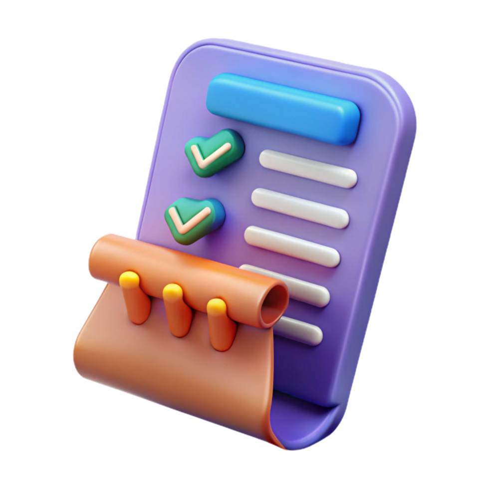 Checklist App Digital Task Management Productivity Tool png
