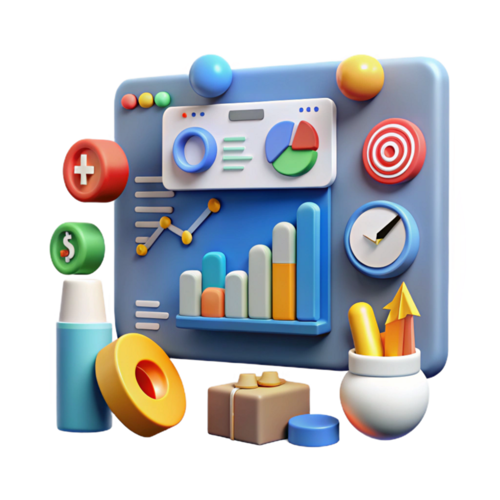Dashboard Visualizing Growth, Finance, and Progress png